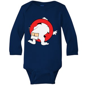 Ghost Buster Behind  Baby Long Sleeve Bodysuit