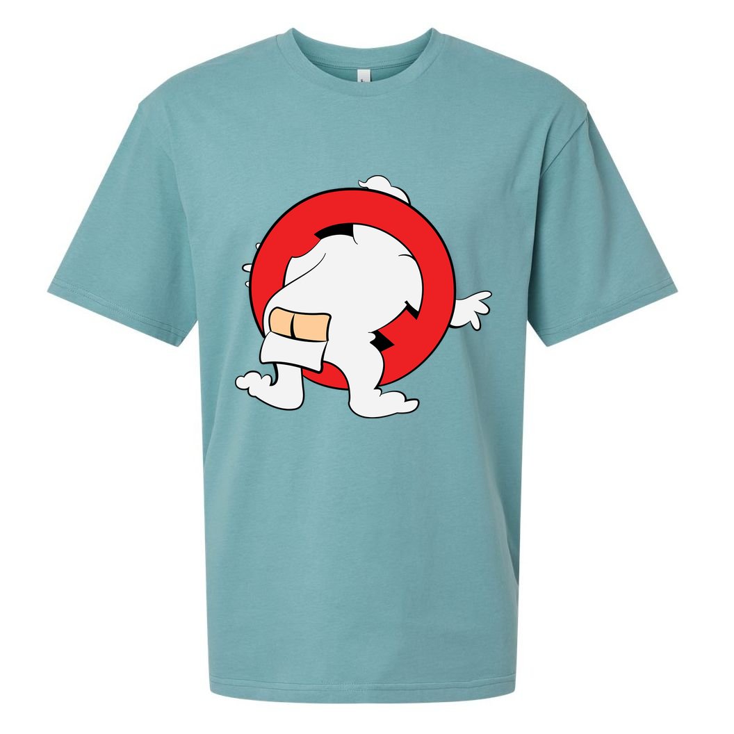 Ghost Buster Behind  Sueded Cloud Jersey T-Shirt