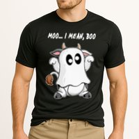 Ghost Cow Moo I Mean Bo Funny Halloween Performance Shirt