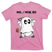 Ghost Cow Moo I Mean Bo Funny Halloween T-Shirt