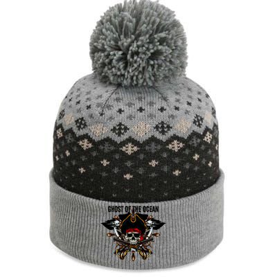 Ghost of the Ocean Pirate The Baniff Cuffed Pom Beanie