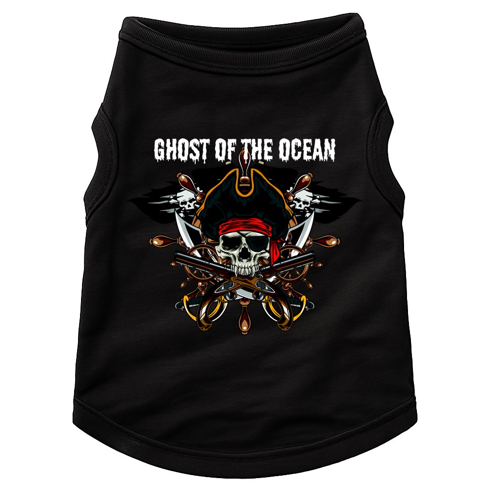 Ghost of the Ocean Pirate Doggie Tank
