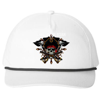 Ghost of the Ocean Pirate Snapback Five-Panel Rope Hat