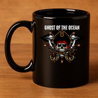 Ghost of the Ocean Pirate 11oz C Handle Ceramic Mug