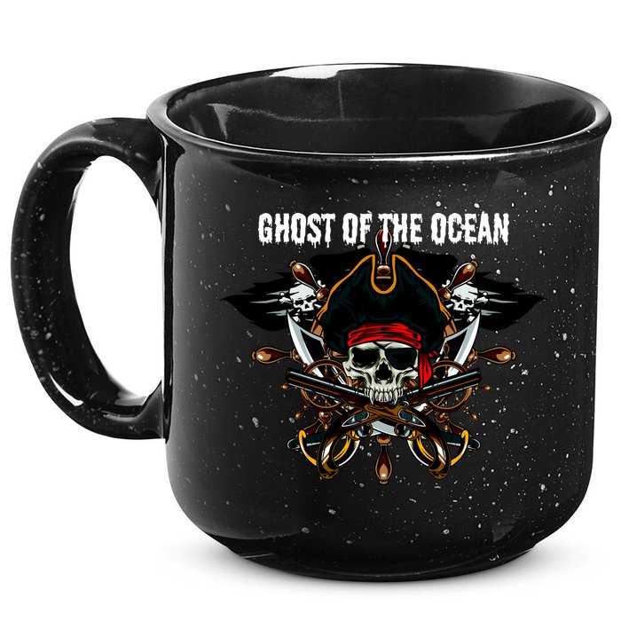Ghost of the Ocean Pirate 15oz Campfire Ceramic Mug