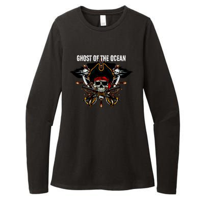 Ghost of the Ocean Pirate Womens CVC Long Sleeve Shirt