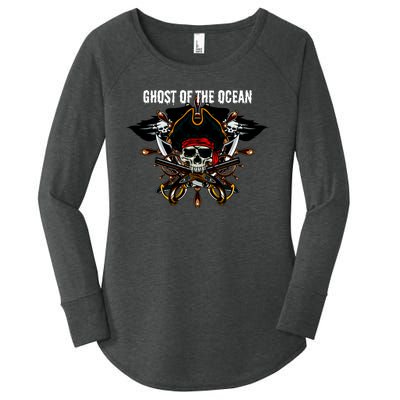 Ghost of the Ocean Pirate Women's Perfect Tri Tunic Long Sleeve Shirt