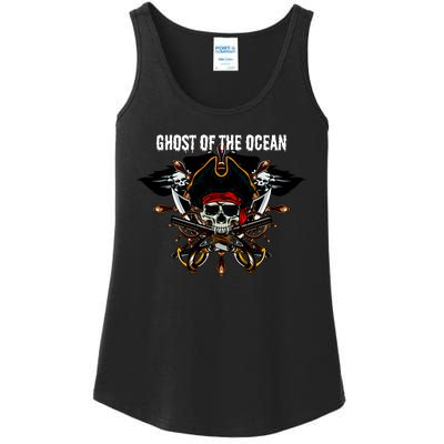 Ghost of the Ocean Pirate Ladies Essential Tank