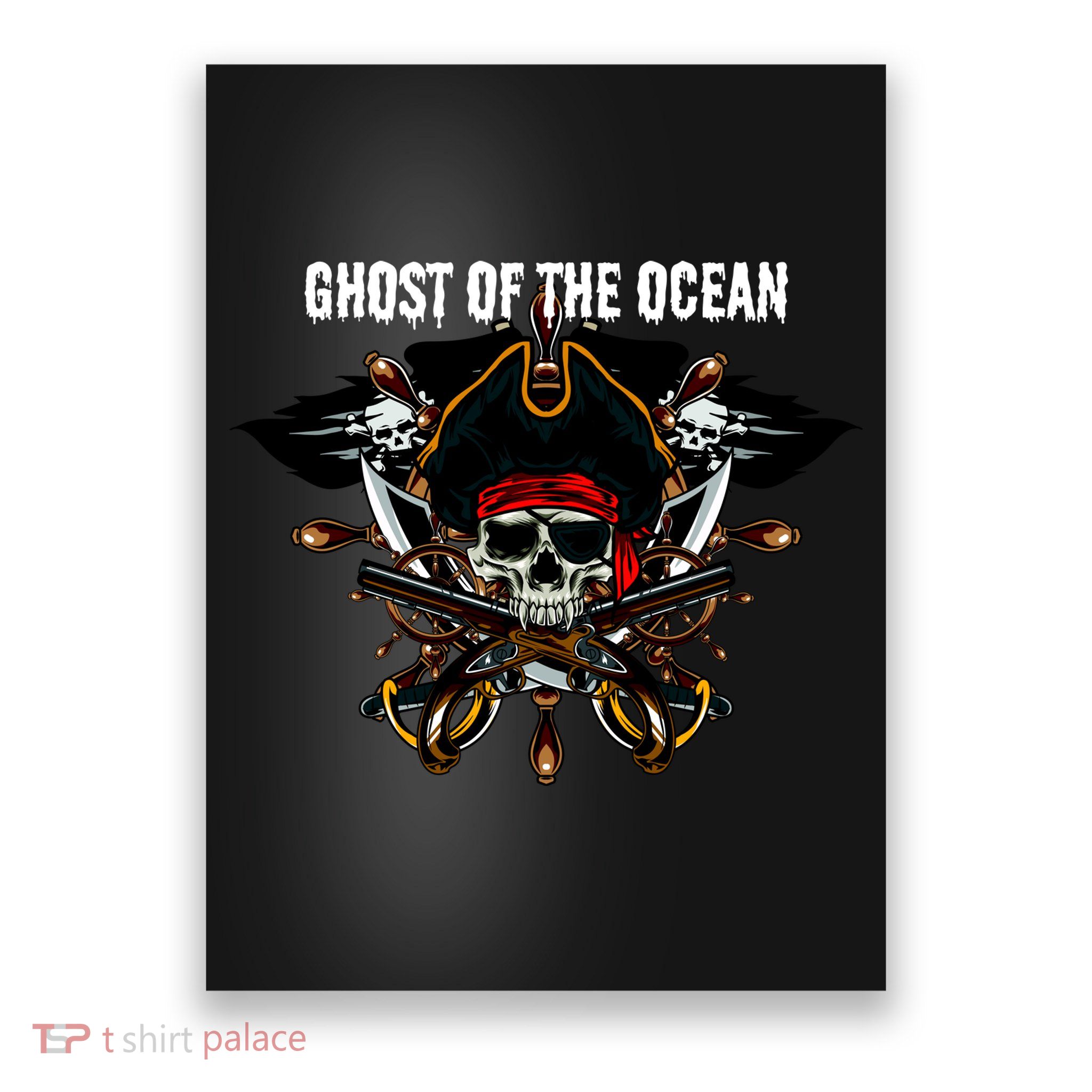 Ghost of the Ocean Pirate Poster