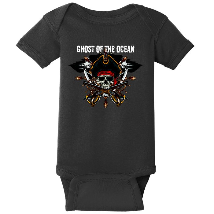 Ghost of the Ocean Pirate Baby Bodysuit