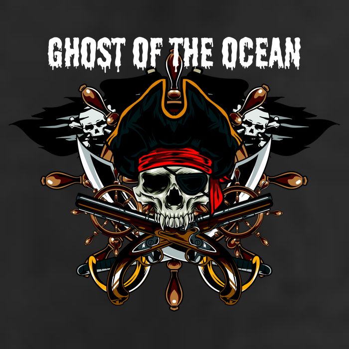 Ghost of the Ocean Pirate Golf Towel