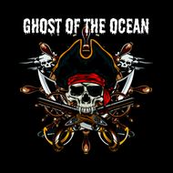 Ghost of the Ocean Pirate Wool Snapback Cap