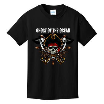 Ghost of the Ocean Pirate Kids T-Shirt