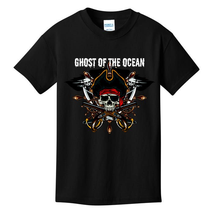 Ghost of the Ocean Pirate Kids T-Shirt