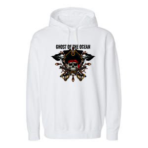 Ghost of the Ocean Pirate Garment-Dyed Fleece Hoodie