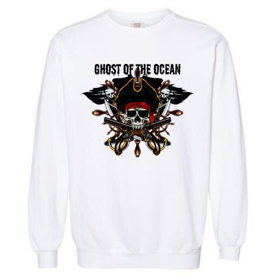 Ghost of the Ocean Pirate Garment-Dyed Sweatshirt