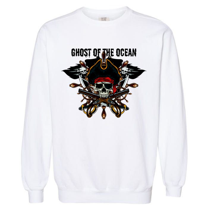 Ghost of the Ocean Pirate Garment-Dyed Sweatshirt