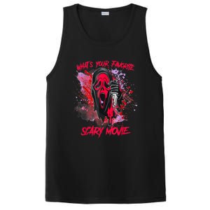 Ghostface Halloween What's Your Favorite Scary Movie PosiCharge Competitor Tank