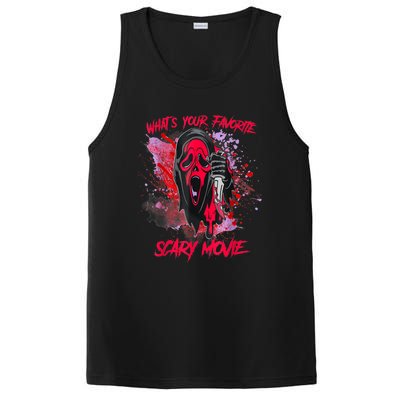 Ghostface Halloween What's Your Favorite Scary Movie PosiCharge Competitor Tank