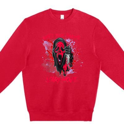 Ghostface Halloween What's Your Favorite Scary Movie Premium Crewneck Sweatshirt