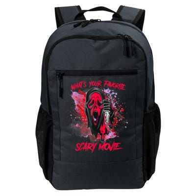 Ghostface Halloween What's Your Favorite Scary Movie Daily Commute Backpack