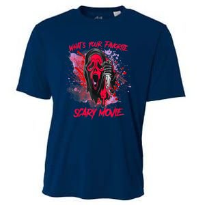 Ghostface Halloween What's Your Favorite Scary Movie Cooling Performance Crew T-Shirt