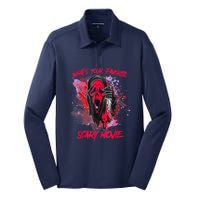 Ghostface Halloween What's Your Favorite Scary Movie Silk Touch Performance Long Sleeve Polo