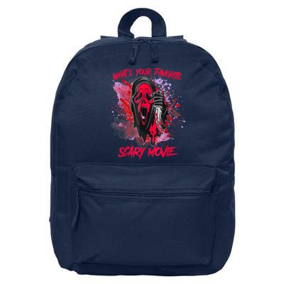 Ghostface Halloween What's Your Favorite Scary Movie 16 in Basic Backpack