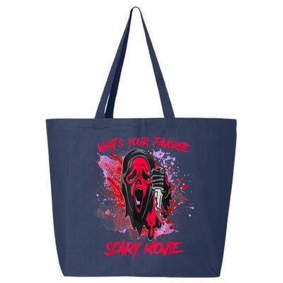 Ghostface Halloween What's Your Favorite Scary Movie 25L Jumbo Tote