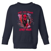 Ghostface Halloween What's Your Favorite Scary Movie Toddler Sweatshirt