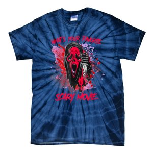 Ghostface Halloween What's Your Favorite Scary Movie Tie-Dye T-Shirt