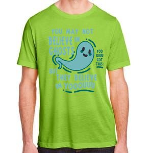 Ghosts Believe In You Funny Halloween Adult ChromaSoft Performance T-Shirt