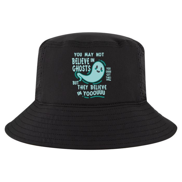 Ghosts Believe In You Funny Halloween Cool Comfort Performance Bucket Hat