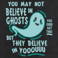 Ghosts Believe In You Funny Halloween Cool Comfort Performance Bucket Hat