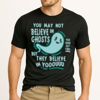 Ghosts Believe In You Funny Halloween Cooling Performance Crew T-Shirt