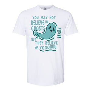 Ghosts Believe In You Funny Halloween Softstyle CVC T-Shirt