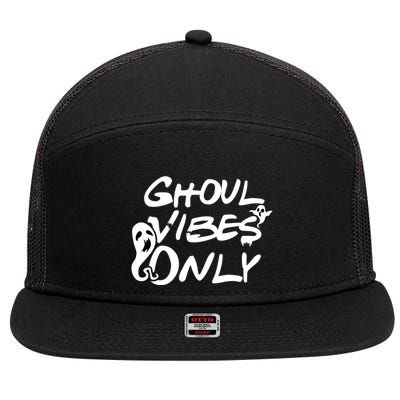 Ghoul Vibes Only 7 Panel Mesh Trucker Snapback Hat