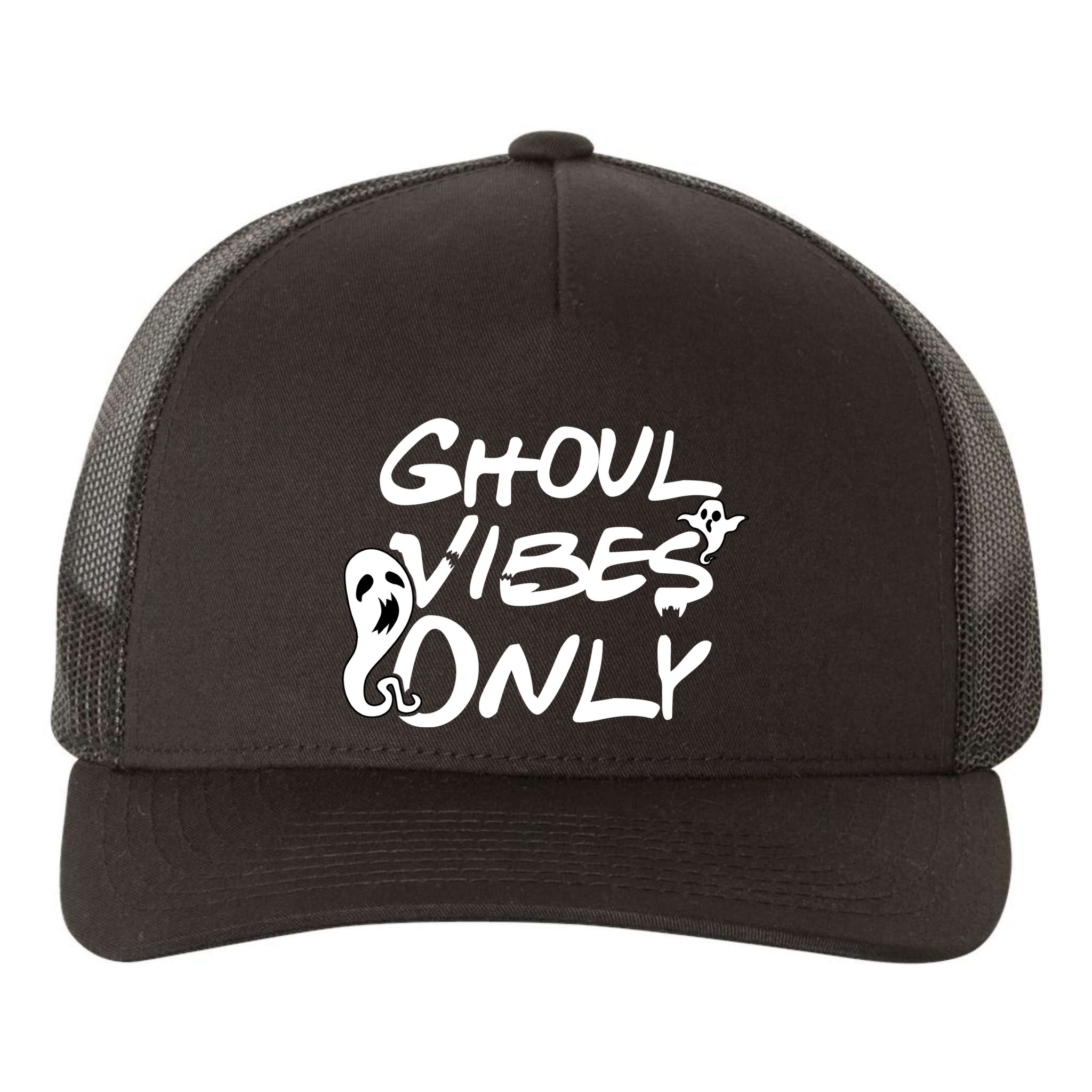 Ghoul Vibes Only Yupoong Adult 5-Panel Trucker Hat