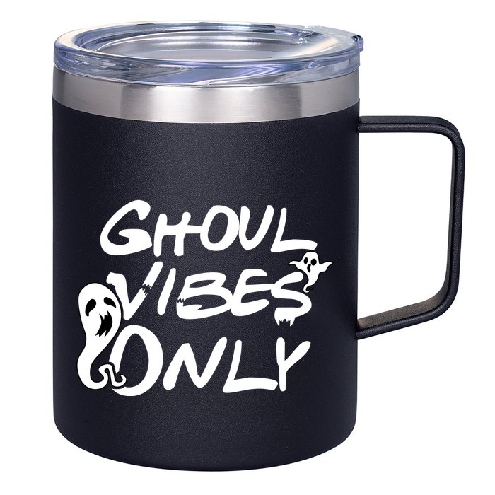 Ghoul Vibes Only 12oz Stainless Steel Coffee Mug