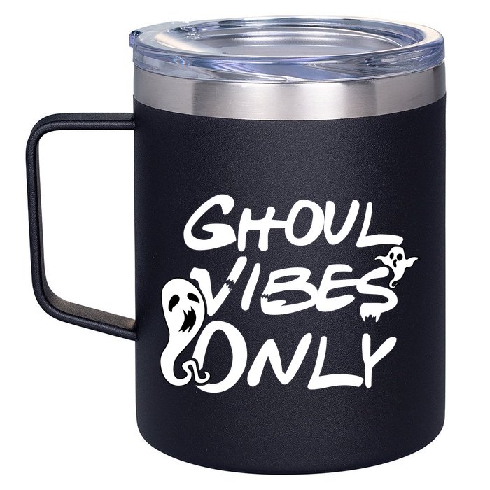 Ghoul Vibes Only 12oz Stainless Steel Coffee Mug
