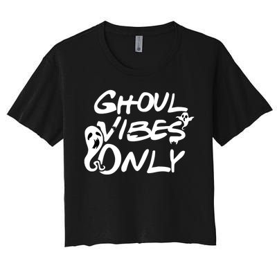 Ghoul Vibes Only Women's Crop Top Tee