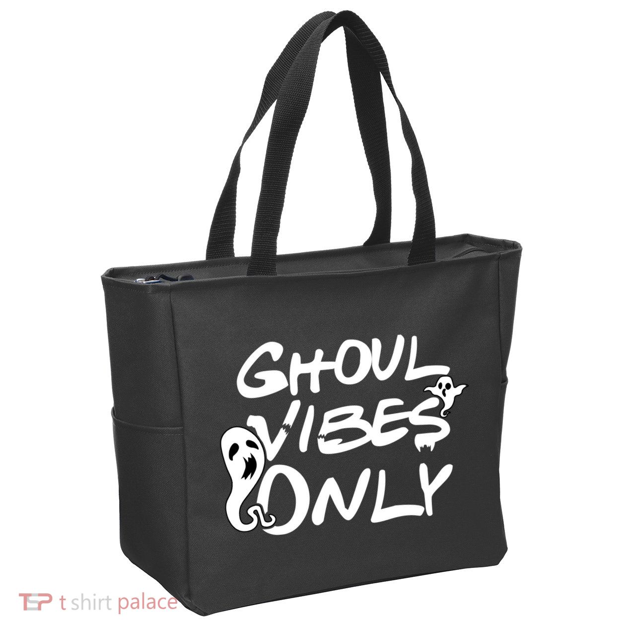 Ghoul Vibes Only Zip Tote Bag
