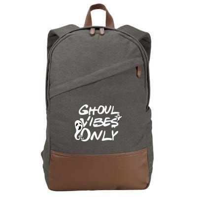 Ghoul Vibes Only Cotton Canvas Backpack