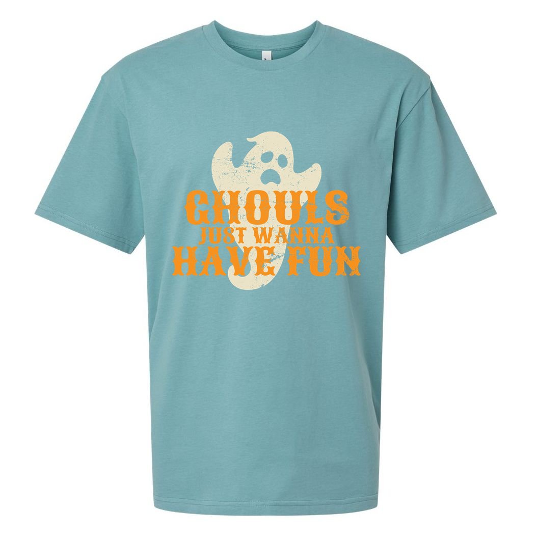 Ghouls Just Wanna Have Fun Sueded Cloud Jersey T-Shirt