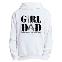 GirlDad Her Protector Forever Funny Father of daughter Urban Pullover Hoodie