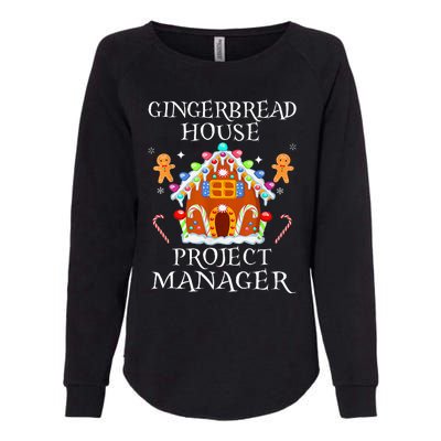 Gingerbread House Project manager Decorating Baking Xmas  Womens California Wash Sweatshirt