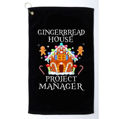 Gingerbread House Project manager Decorating Baking Xmas  Platinum Collection Golf Towel