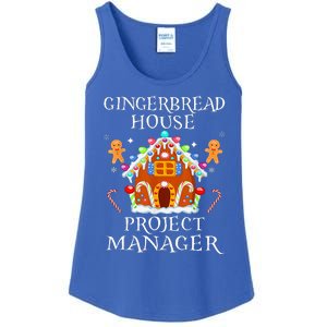 Gingerbread House Project manager Decorating Baking Xmas  Ladies Essential Tank