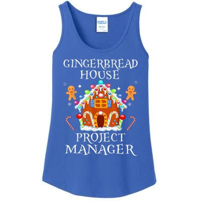 Gingerbread House Project manager Decorating Baking Xmas  Ladies Essential Tank