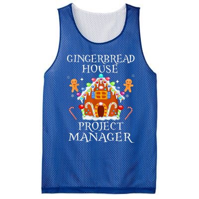 Gingerbread House Project manager Decorating Baking Xmas  Mesh Reversible Basketball Jersey Tank